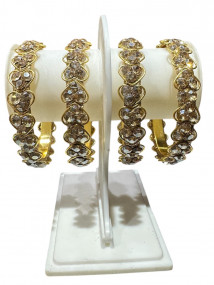 Heart Shape Bangle 4Pcs ( BRC18)