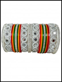 Multiwhite Seep set Bangle (PLS19)