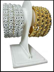 Mirror design Brass Chudi 4Pcs (BRK11)