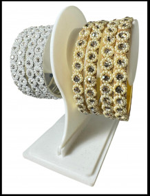 Flower Shape Brass Chudi 4pcs (BRK13)