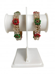 Brass Flower design Bangle (BRK05)