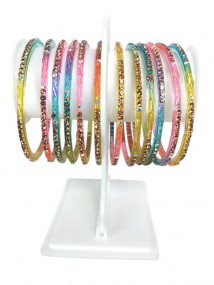 Glass bangles 12 chudi (GLAC01)
