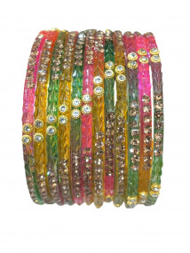 EID SPECIAL Glass bangles 12chudi (GLAC19)