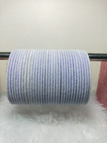 Lavender Velvet Bangles 36Pcs