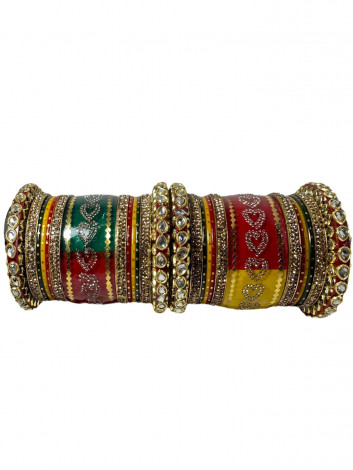 Multi Color Seep / Plastic Bangles Set (PLS09)