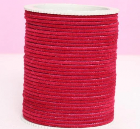 Strawberry Velvet Bangles 36 Pcs