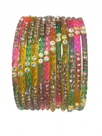 EID SPECIAL Glass bangles 12chudi (GLAC19)